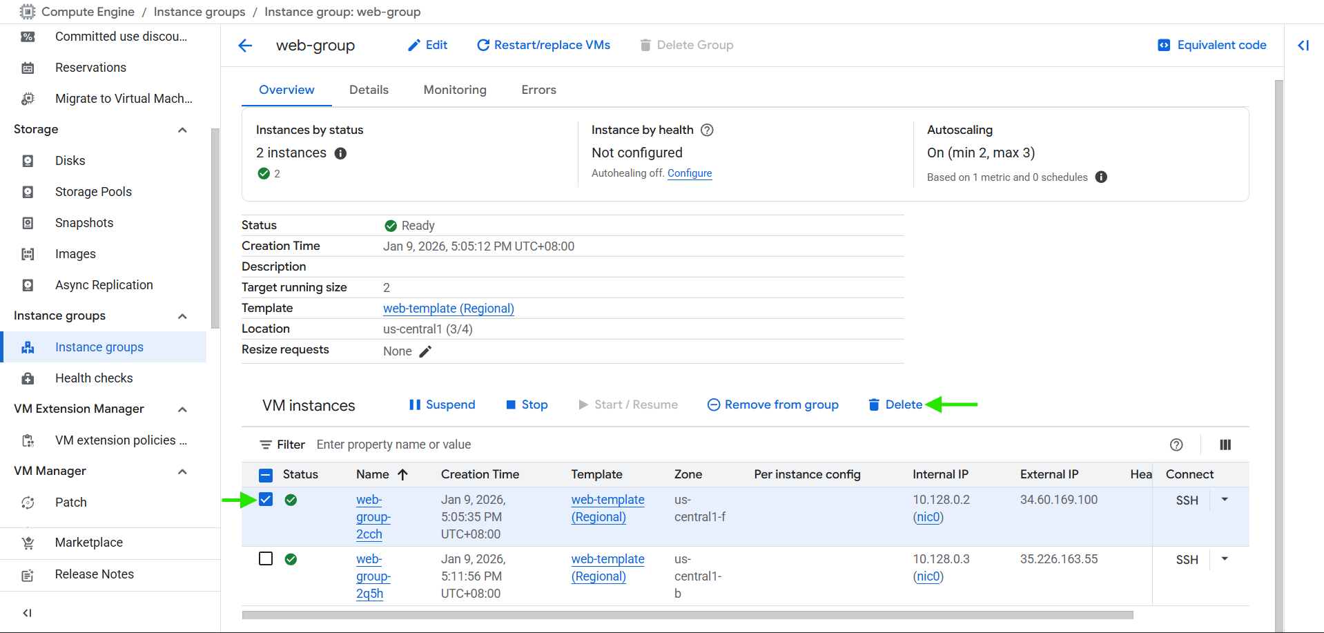 Guided Lab: Creating and Managing Instance Groups in Compute Engine ...