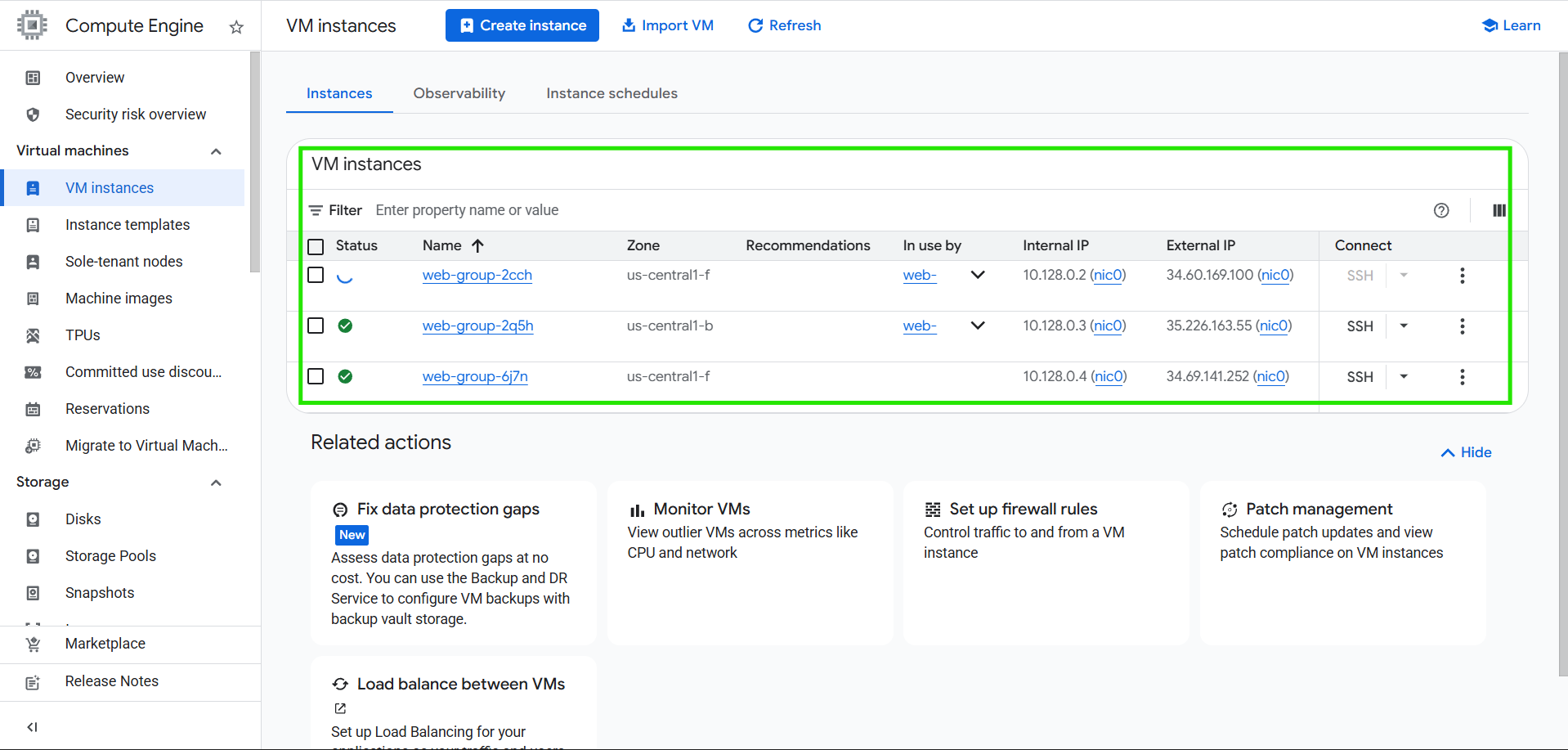 Guided Lab: Creating and Managing Instance Groups in Compute Engine ...