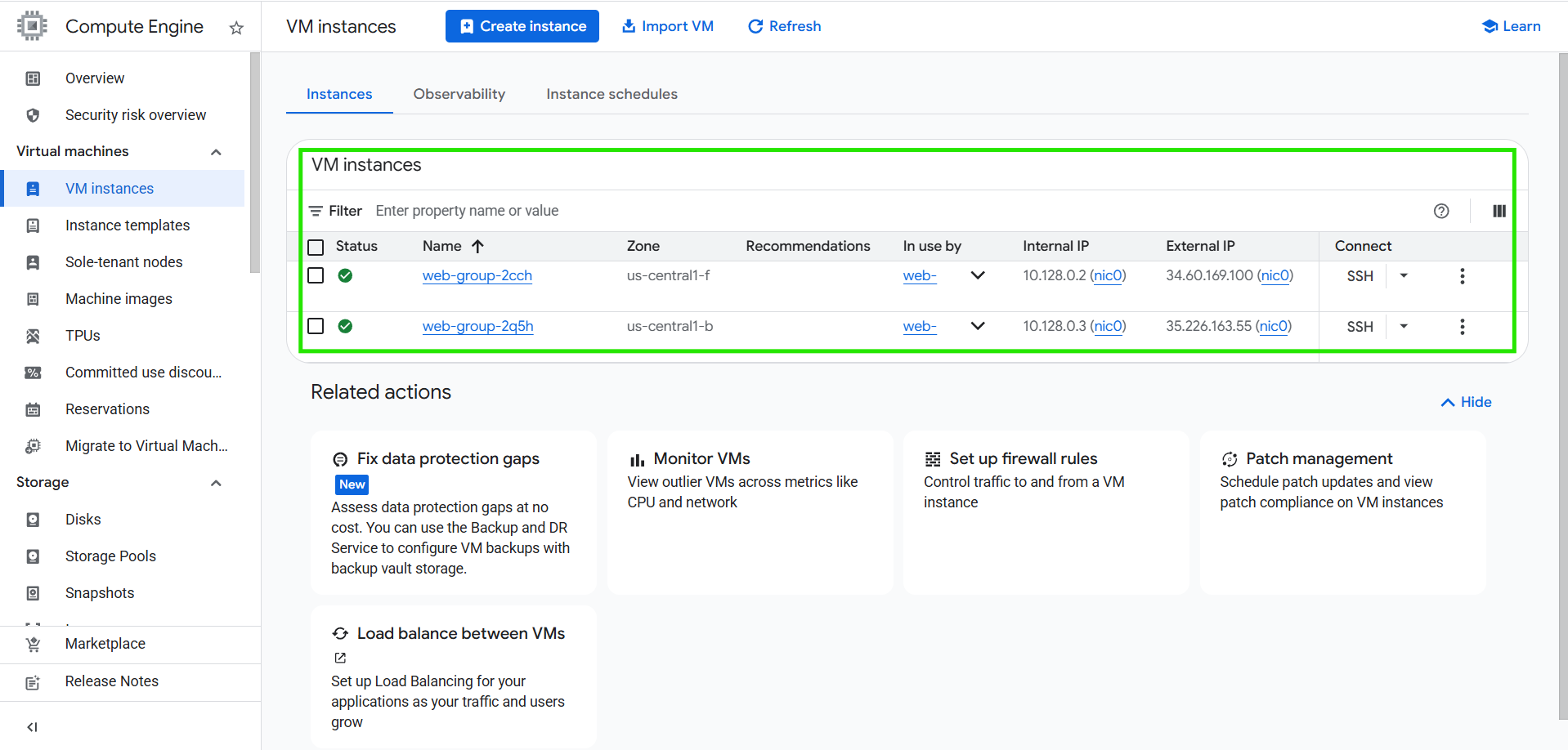 Guided Lab: Creating and Managing Instance Groups in Compute Engine ...