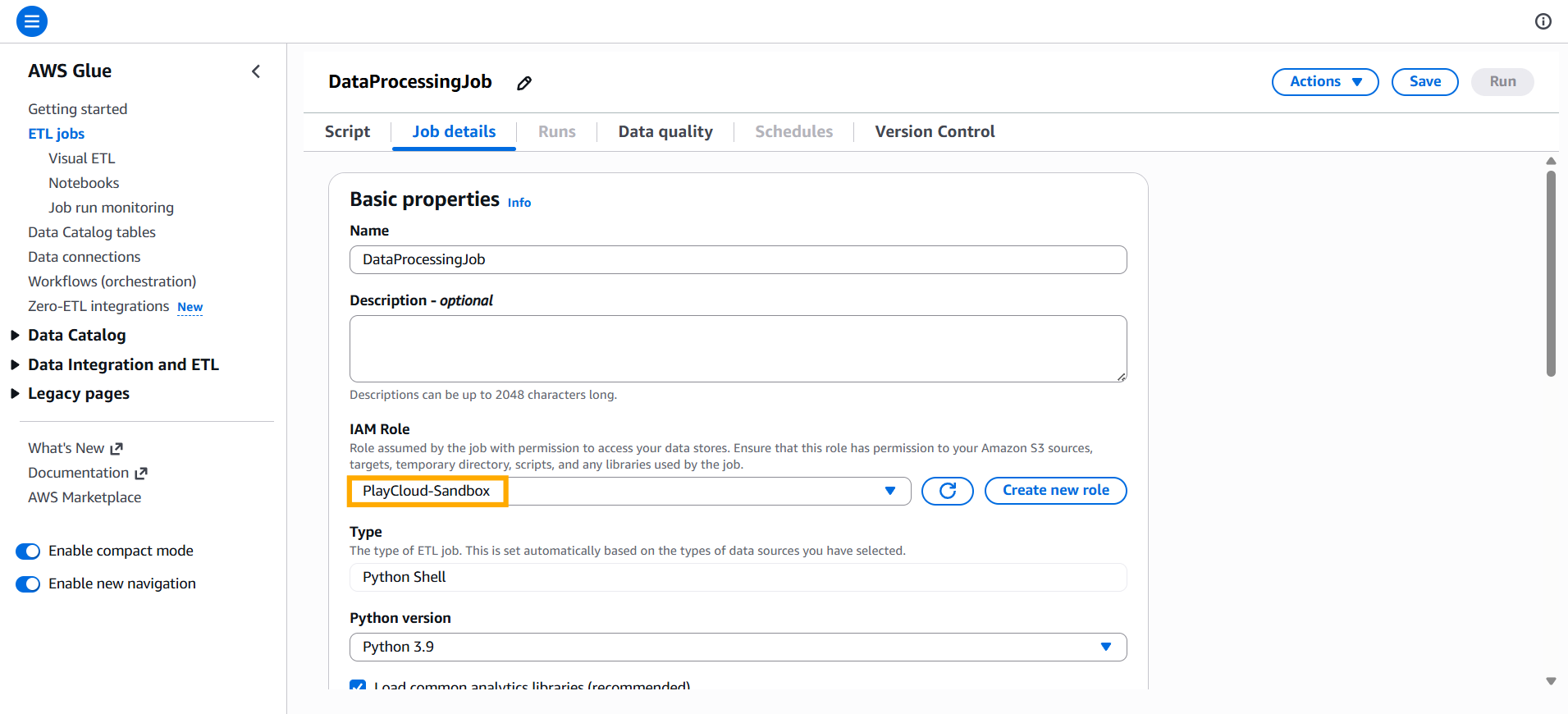 Guided Lab: Introduction to AWS Glue Using Python Shell - Tutorials Dojo