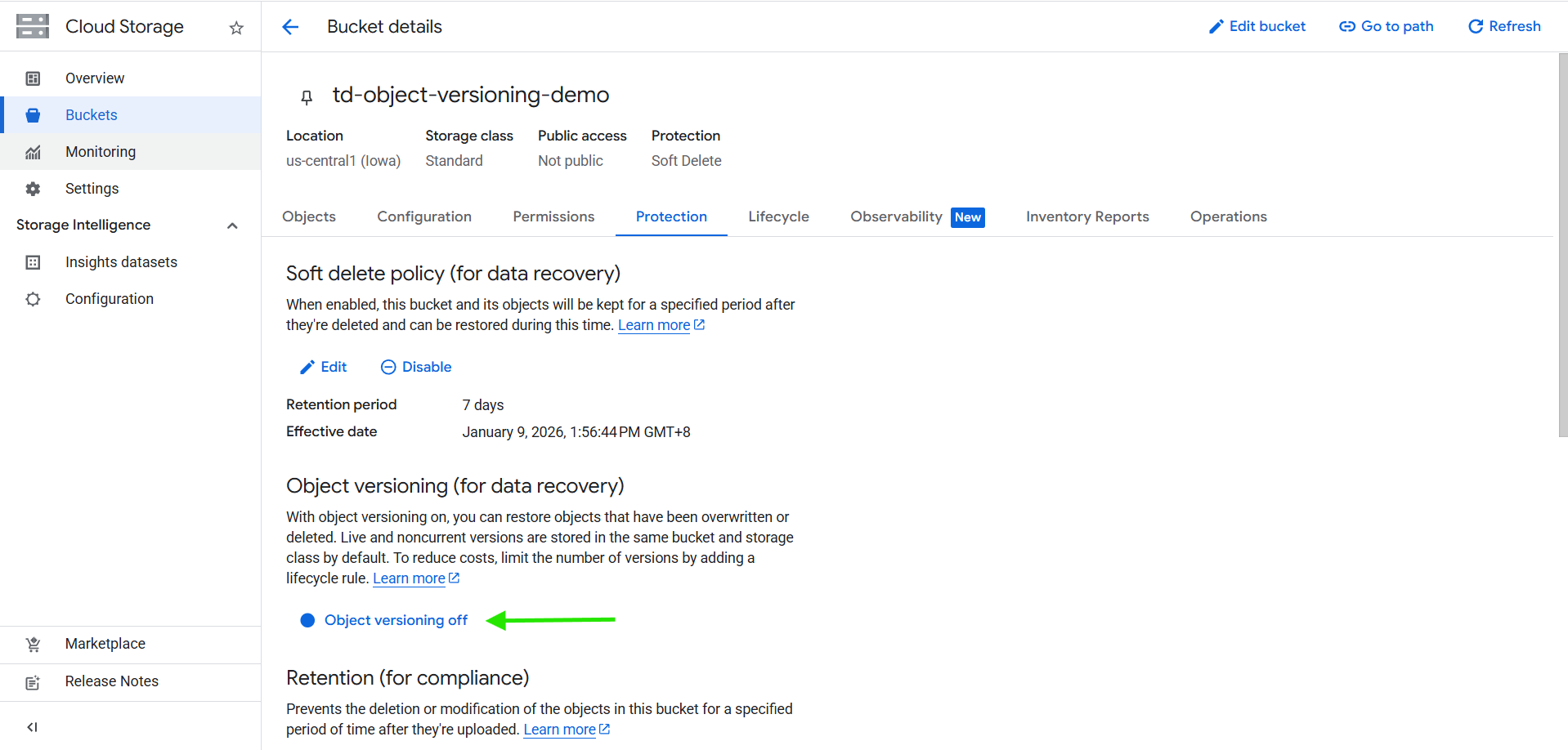 Guided Lab: Protecting Data on Cloud Storage Bucket Against Accidental ...