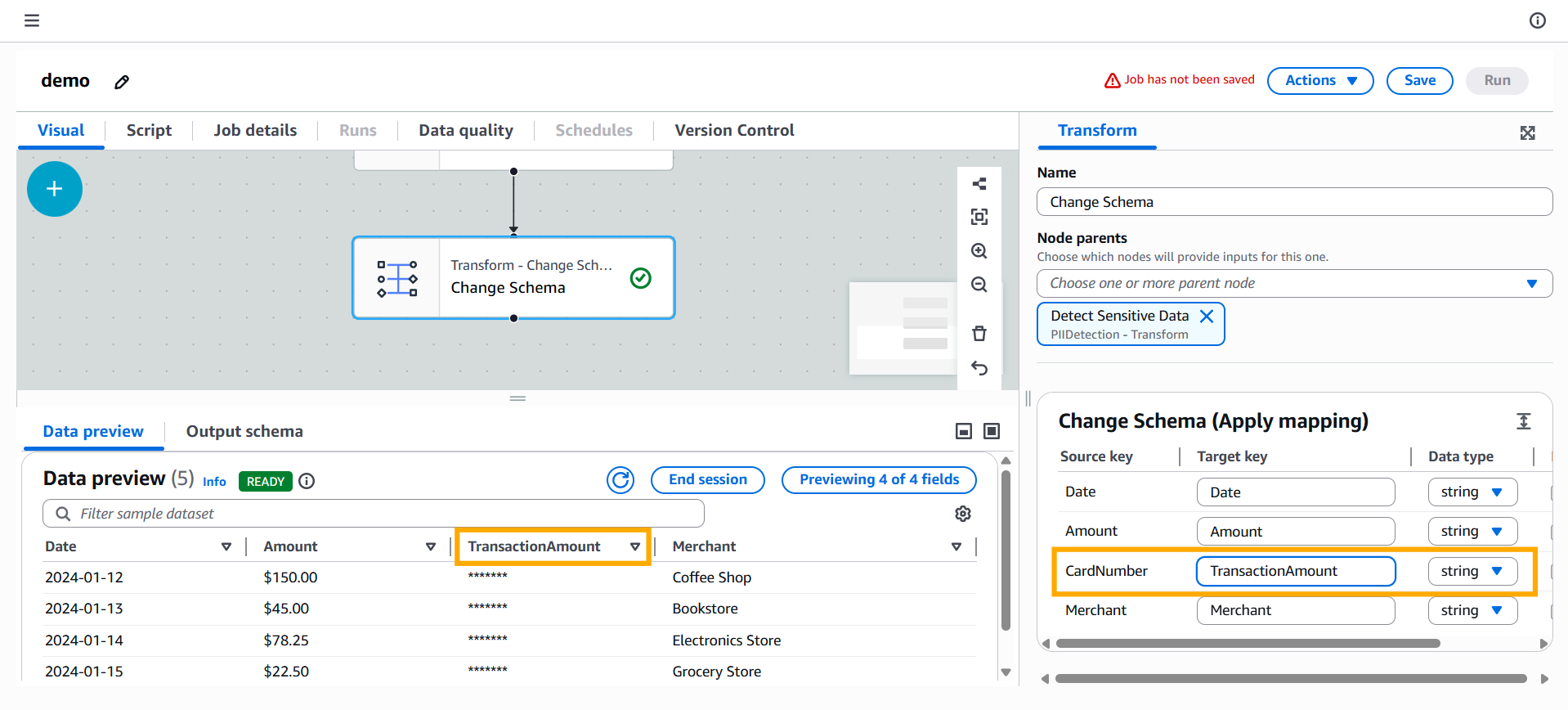 Guided Lab: Simplifying ETL Job Creation with AWS Glue Visual ETL ...