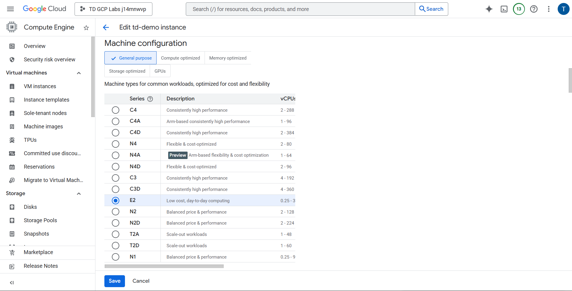 Guided Lab: Vertically Scaling a VM Instance - Tutorials Dojo