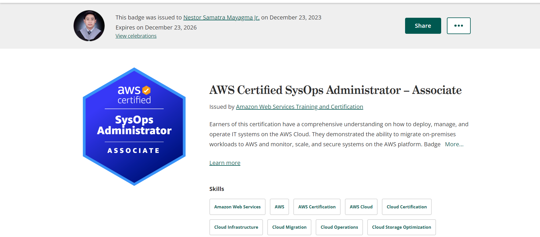 My AWS Certified SYSOPS Administrator – Associate (SOA-C02) Exam Experience