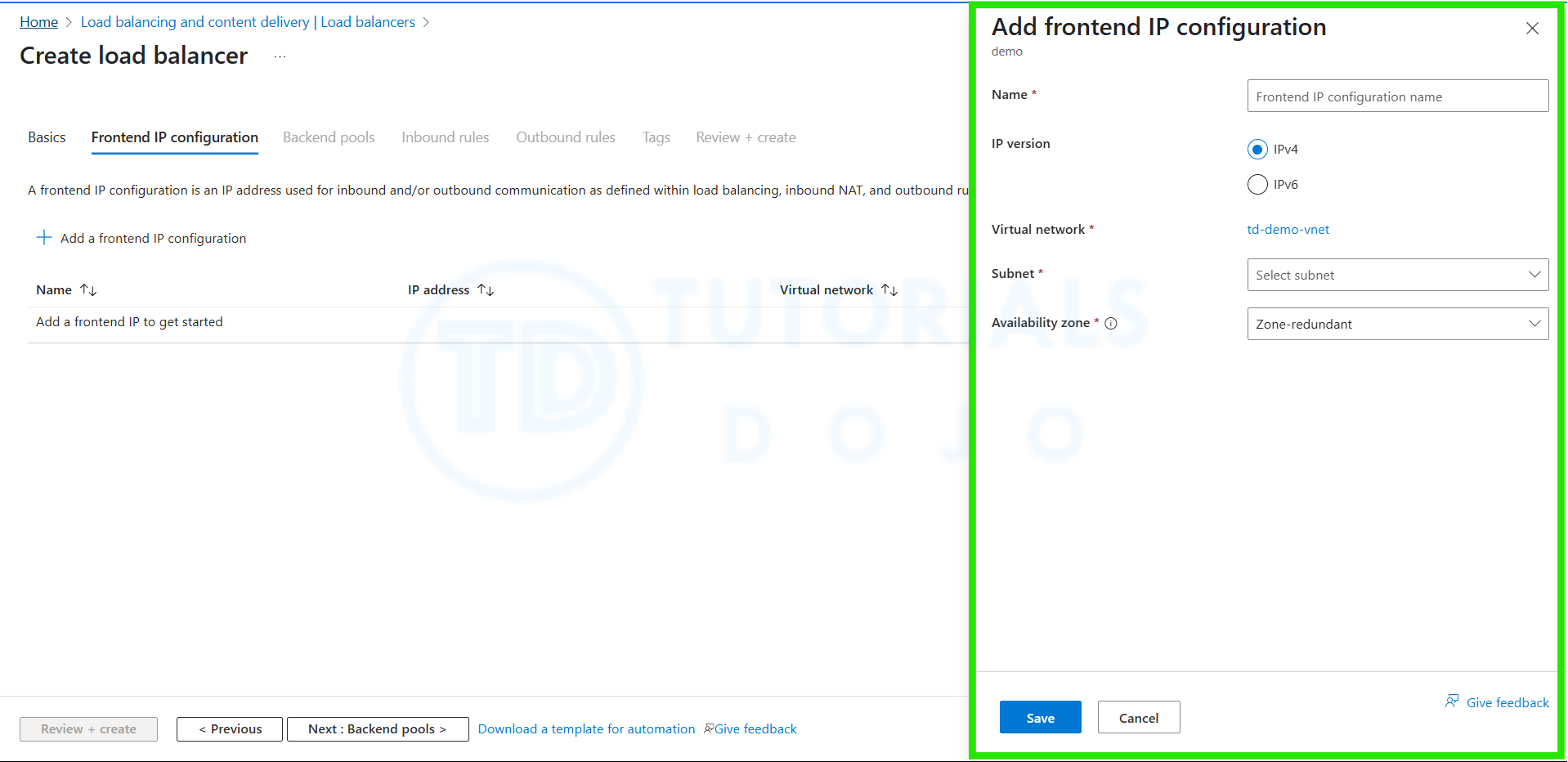 Load Balancer - Standard SKU