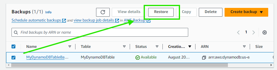 Guided Lab: Backing Up an Amazon DynamoDB Table - Tutorials Dojo