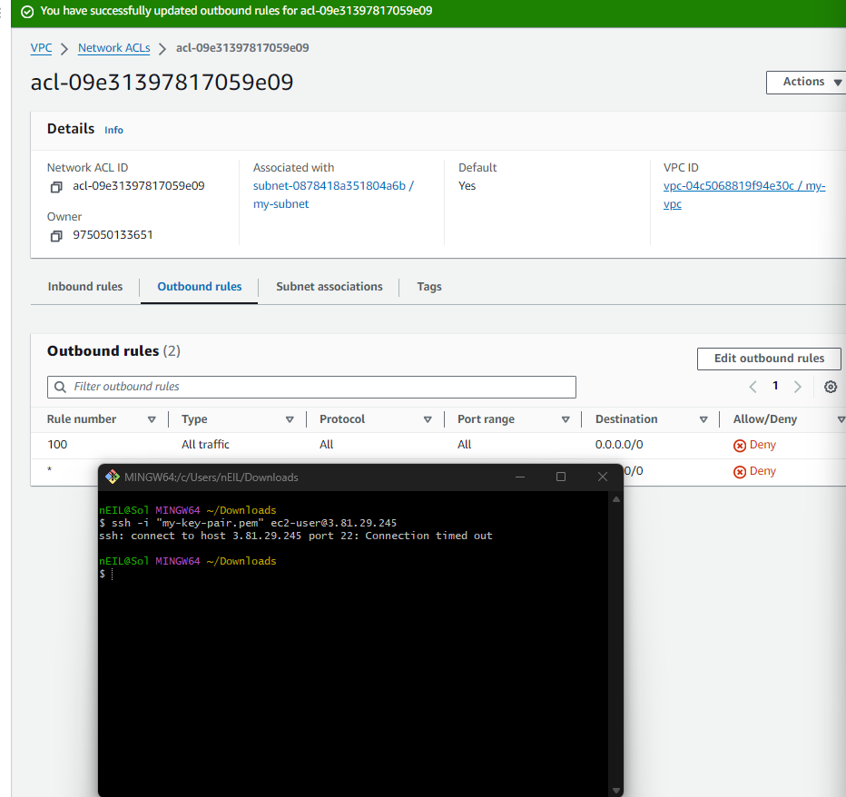 Guided Lab: Security Group VS Network Access Control List - Tutorials Dojo